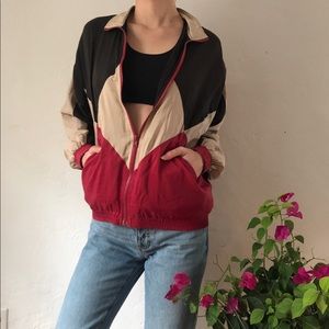 Silk Exchange Windbreaker Jacket